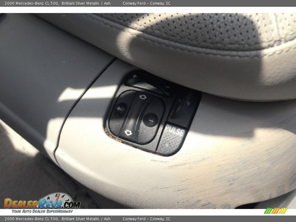 2006 Mercedes-Benz CL 500 Brilliant Silver Metallic / Ash Photo #24