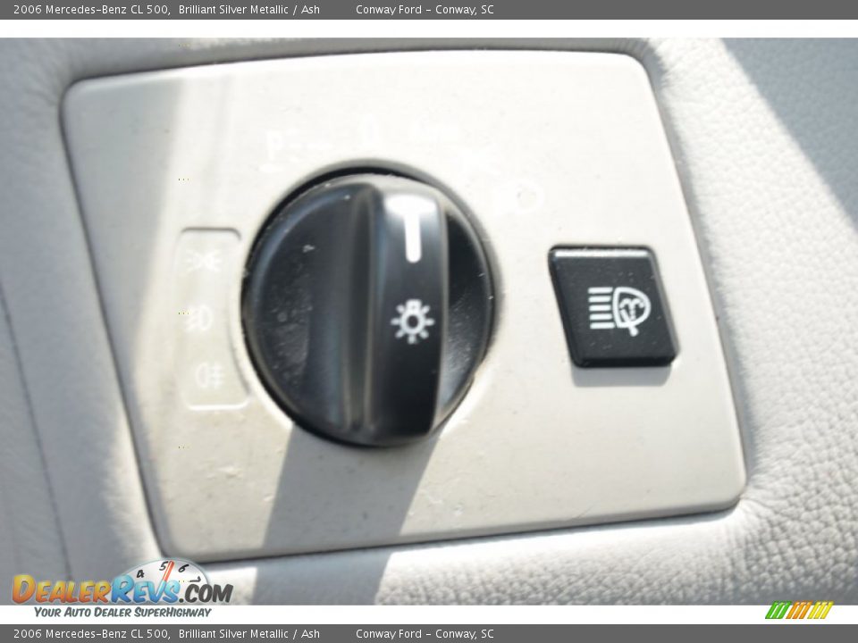 2006 Mercedes-Benz CL 500 Brilliant Silver Metallic / Ash Photo #25