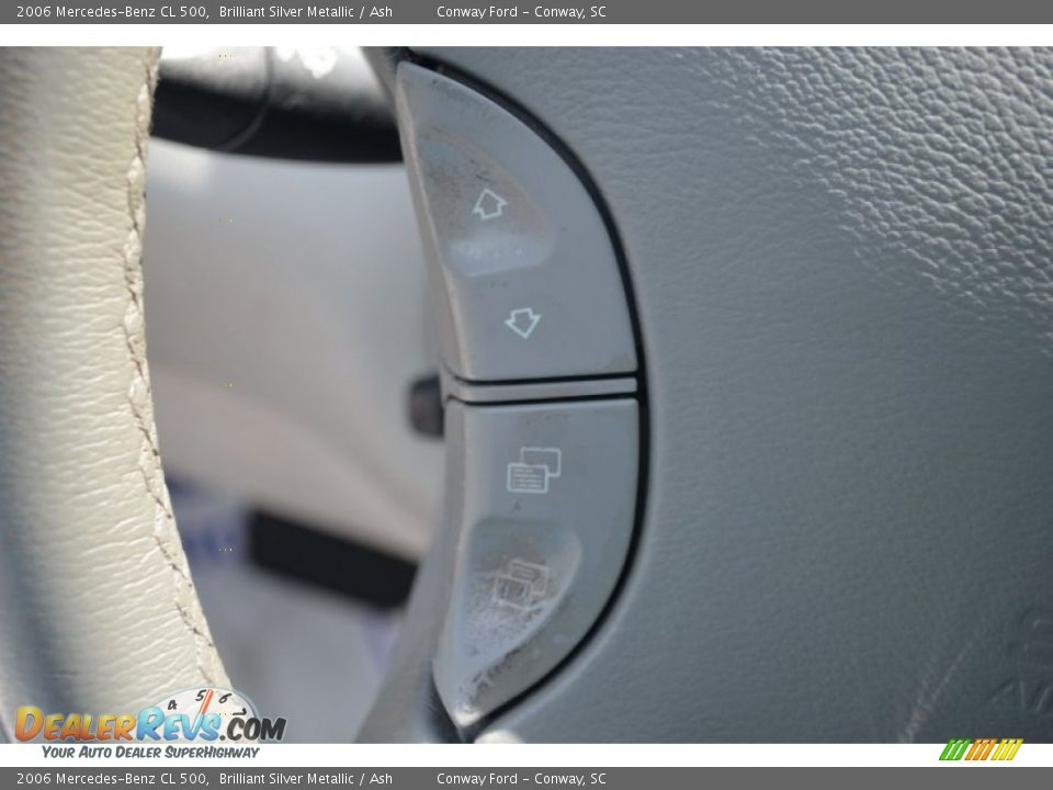 2006 Mercedes-Benz CL 500 Brilliant Silver Metallic / Ash Photo #26