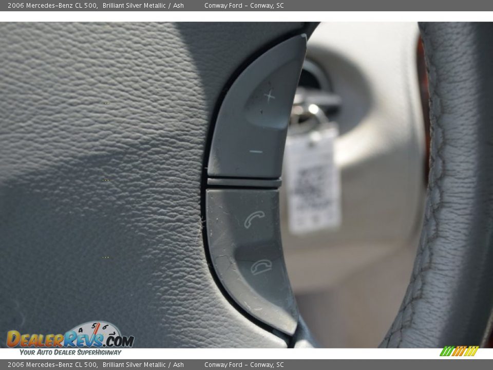2006 Mercedes-Benz CL 500 Brilliant Silver Metallic / Ash Photo #27