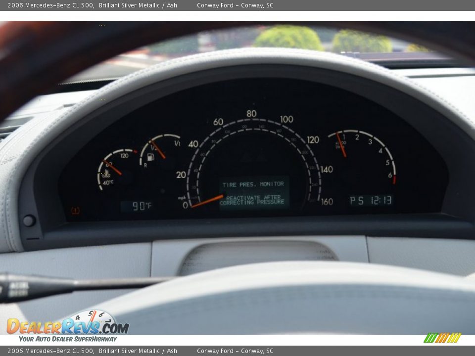 2006 Mercedes-Benz CL 500 Brilliant Silver Metallic / Ash Photo #28