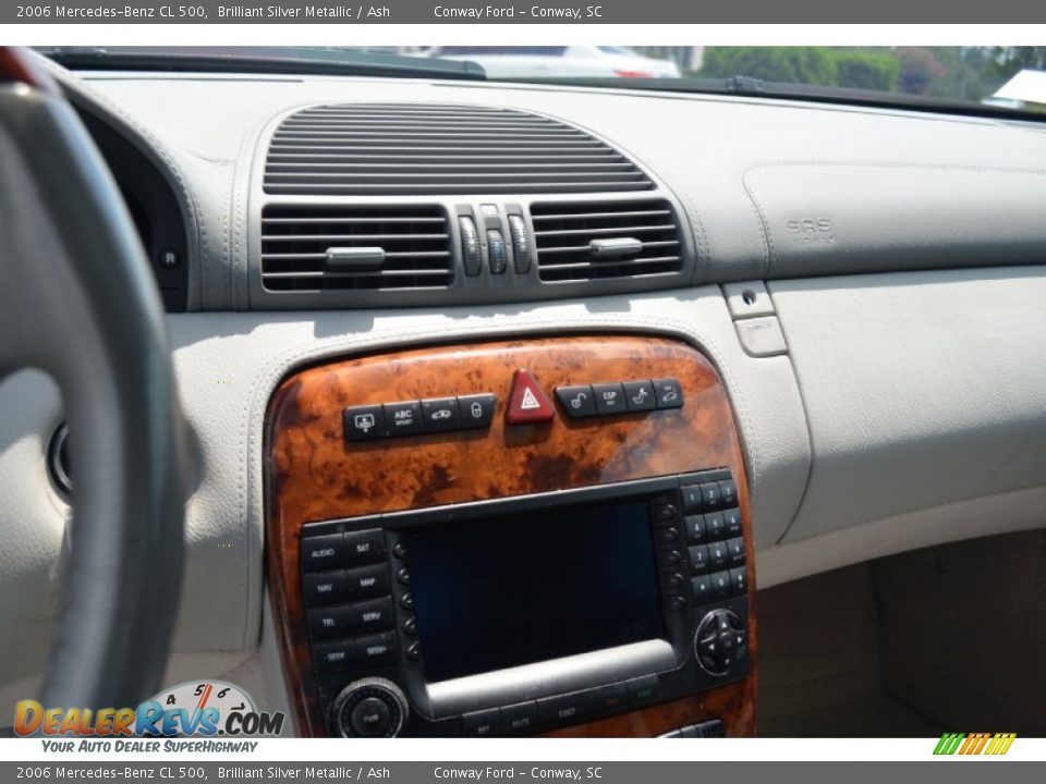 2006 Mercedes-Benz CL 500 Brilliant Silver Metallic / Ash Photo #29