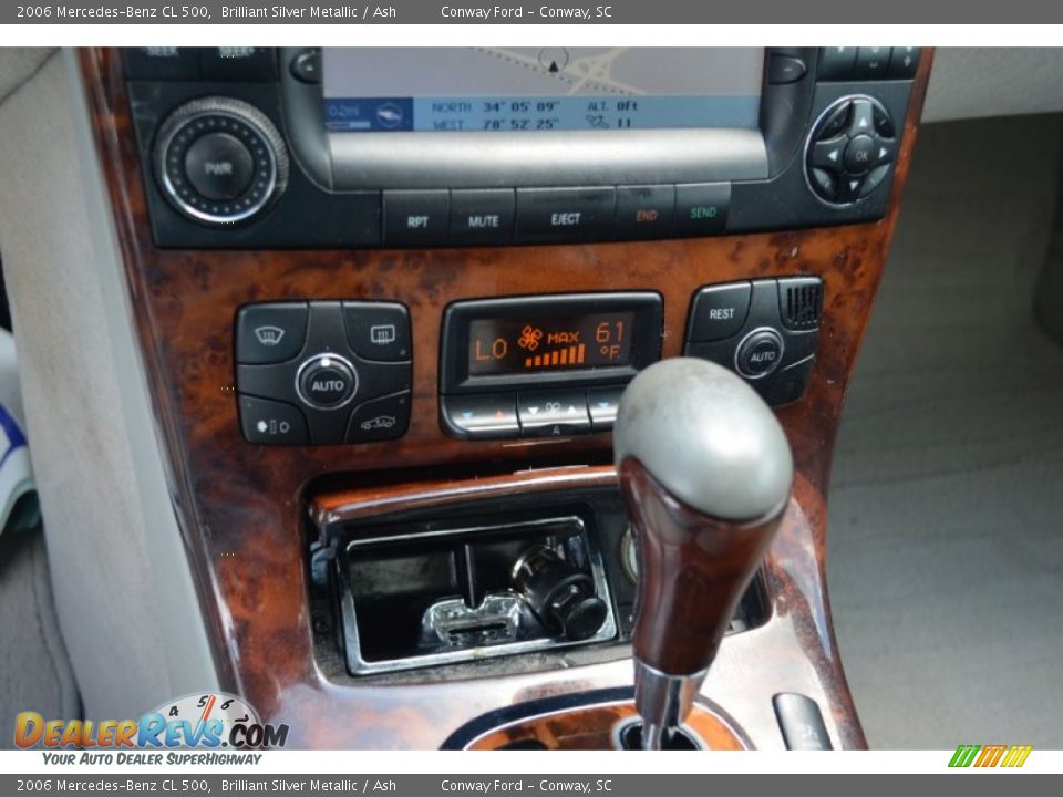 2006 Mercedes-Benz CL 500 Brilliant Silver Metallic / Ash Photo #31