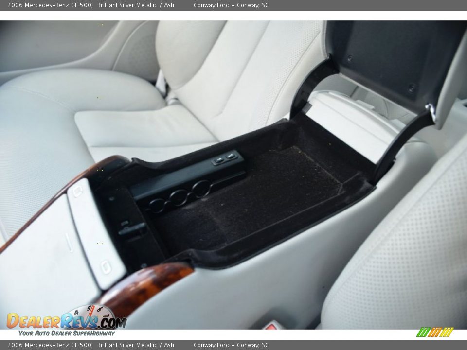 2006 Mercedes-Benz CL 500 Brilliant Silver Metallic / Ash Photo #34