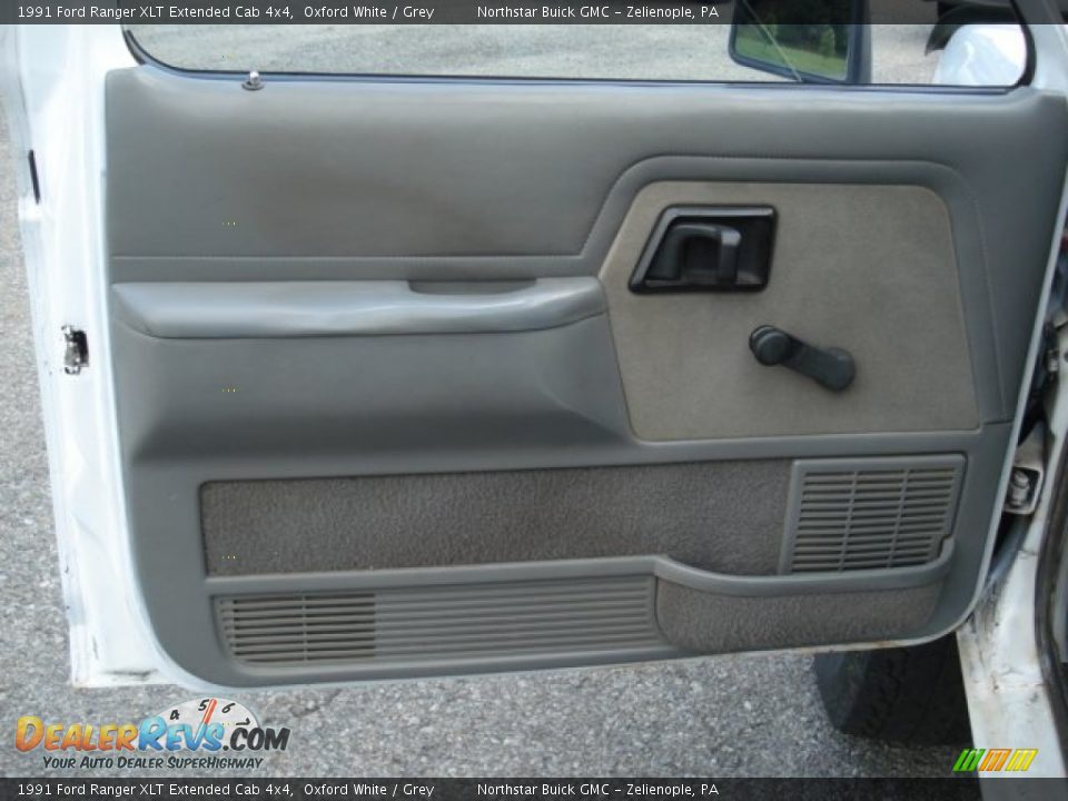 1991 Ford Ranger XLT Extended Cab 4x4 Oxford White / Grey Photo #10
