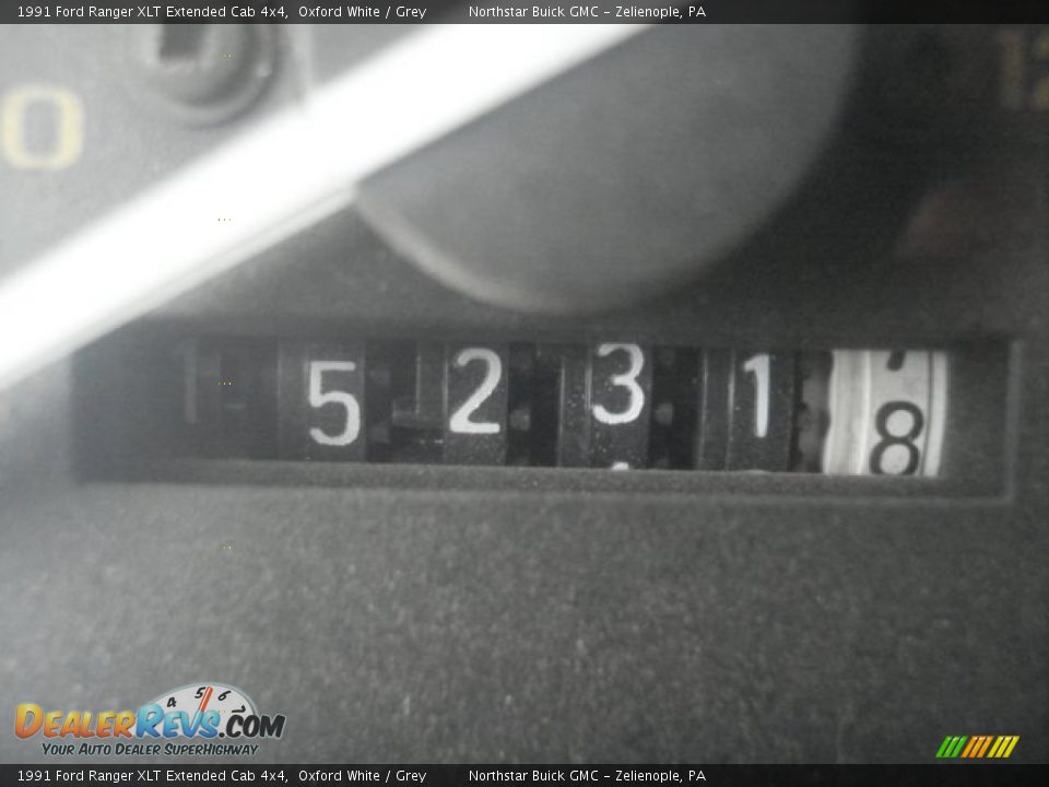 1991 Ford Ranger XLT Extended Cab 4x4 Oxford White / Grey Photo #14