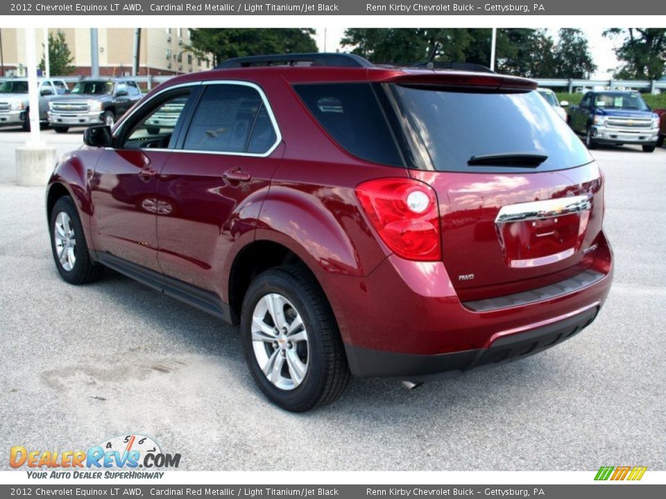 2012 Chevrolet Equinox LT AWD Cardinal Red Metallic / Light Titanium/Jet Black Photo #2