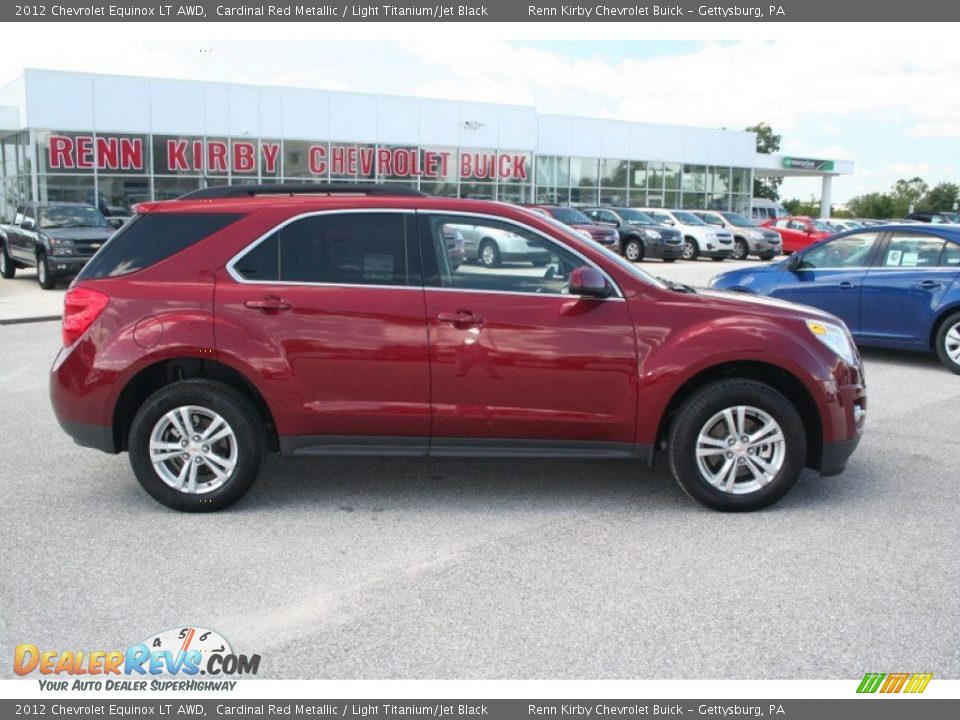 2012 Chevrolet Equinox LT AWD Cardinal Red Metallic / Light Titanium/Jet Black Photo #3