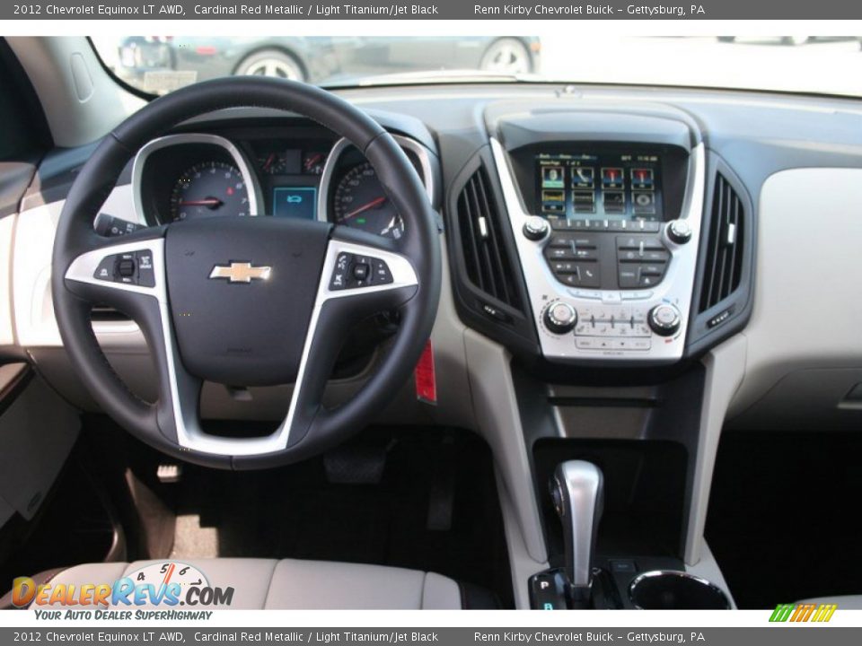 2012 Chevrolet Equinox LT AWD Cardinal Red Metallic / Light Titanium/Jet Black Photo #7