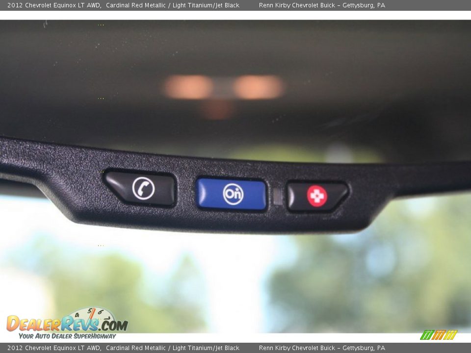 2012 Chevrolet Equinox LT AWD Cardinal Red Metallic / Light Titanium/Jet Black Photo #9
