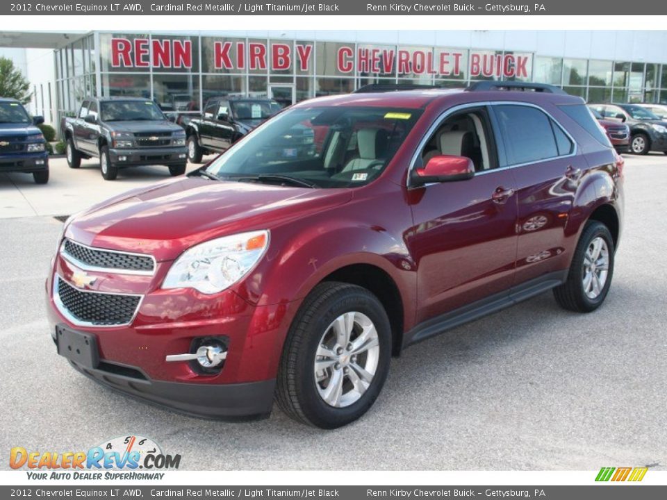 2012 Chevrolet Equinox LT AWD Cardinal Red Metallic / Light Titanium/Jet Black Photo #10