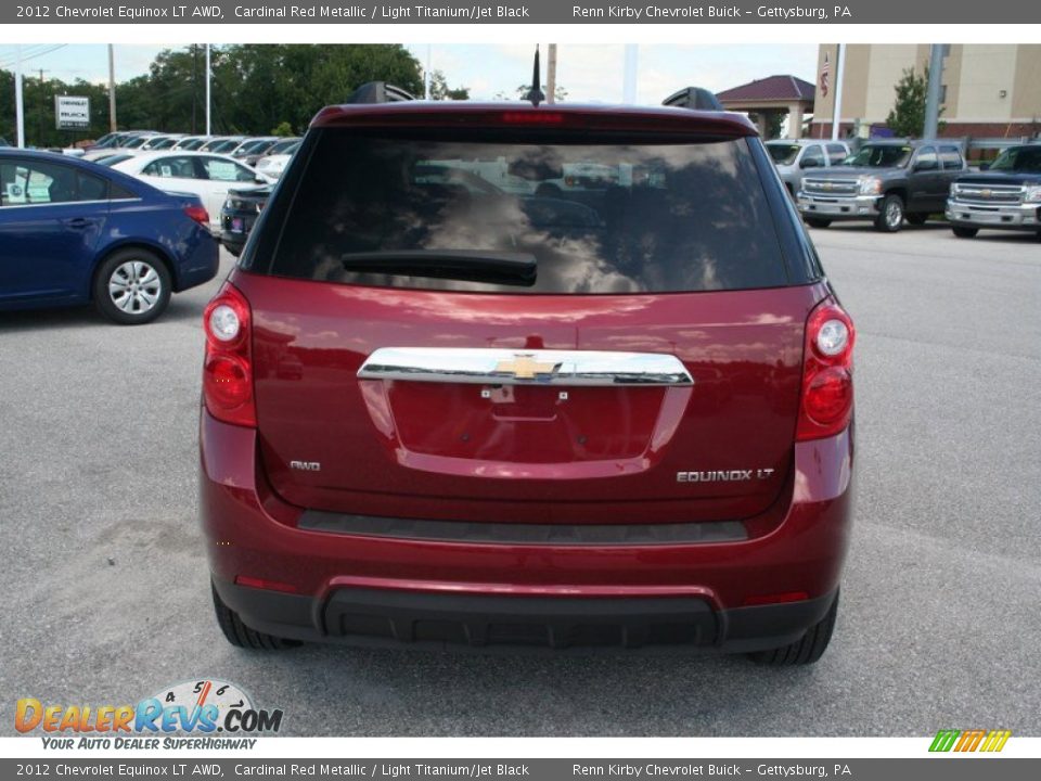 2012 Chevrolet Equinox LT AWD Cardinal Red Metallic / Light Titanium/Jet Black Photo #13