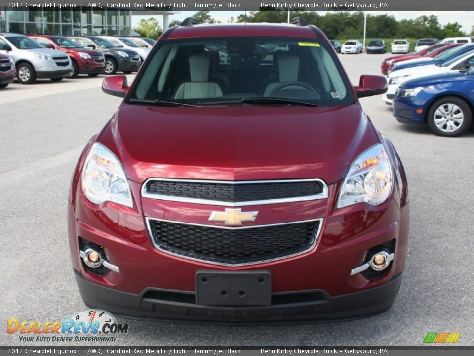 2012 Chevrolet Equinox LT AWD Cardinal Red Metallic / Light Titanium/Jet Black Photo #14