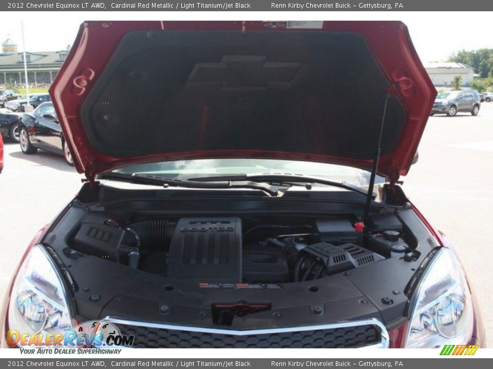 2012 Chevrolet Equinox LT AWD Cardinal Red Metallic / Light Titanium/Jet Black Photo #15