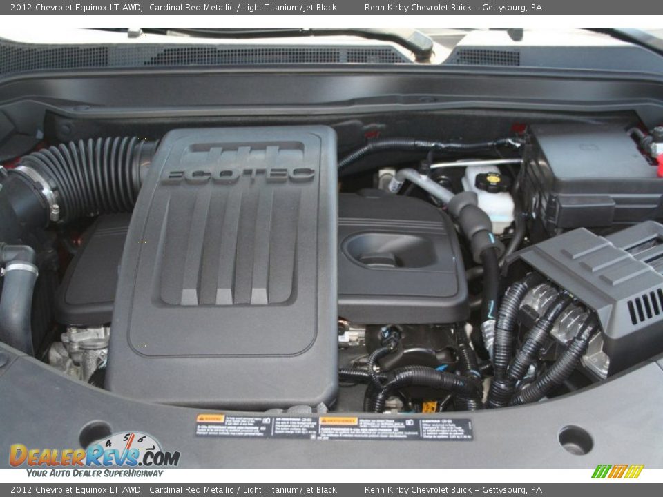 2012 Chevrolet Equinox LT AWD Cardinal Red Metallic / Light Titanium/Jet Black Photo #16
