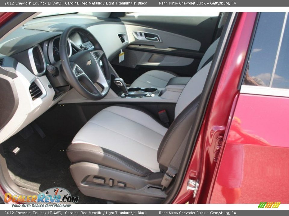 2012 Chevrolet Equinox LT AWD Cardinal Red Metallic / Light Titanium/Jet Black Photo #17