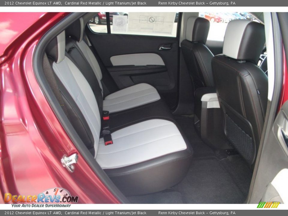2012 Chevrolet Equinox LT AWD Cardinal Red Metallic / Light Titanium/Jet Black Photo #20