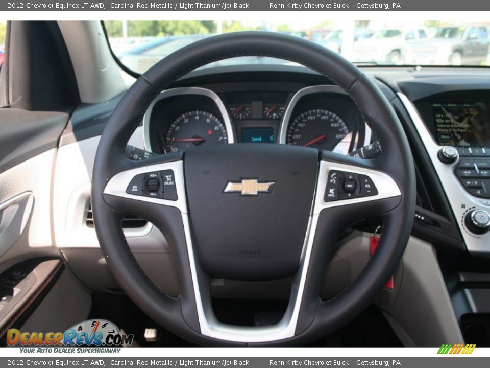 2012 Chevrolet Equinox LT AWD Cardinal Red Metallic / Light Titanium/Jet Black Photo #21