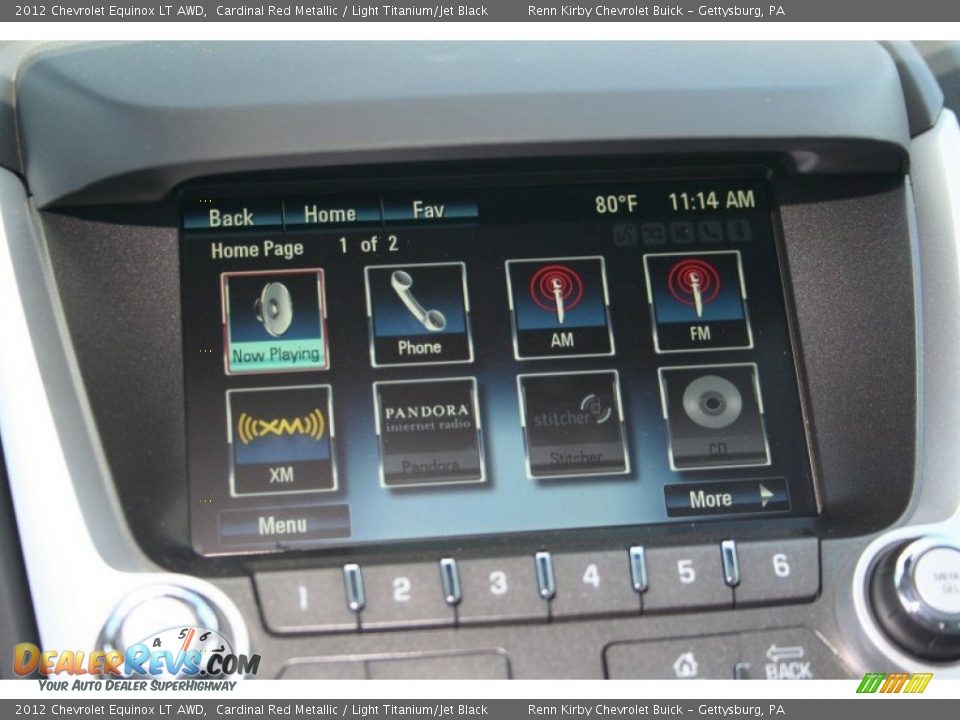 2012 Chevrolet Equinox LT AWD Cardinal Red Metallic / Light Titanium/Jet Black Photo #24