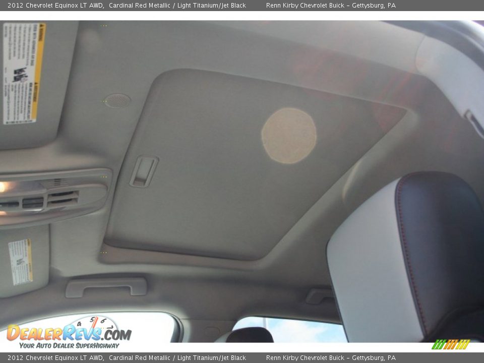 2012 Chevrolet Equinox LT AWD Cardinal Red Metallic / Light Titanium/Jet Black Photo #27