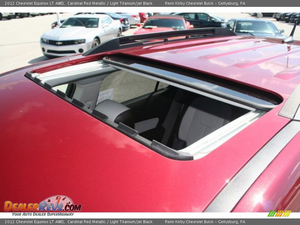 2012 Chevrolet Equinox LT AWD Cardinal Red Metallic / Light Titanium/Jet Black Photo #28