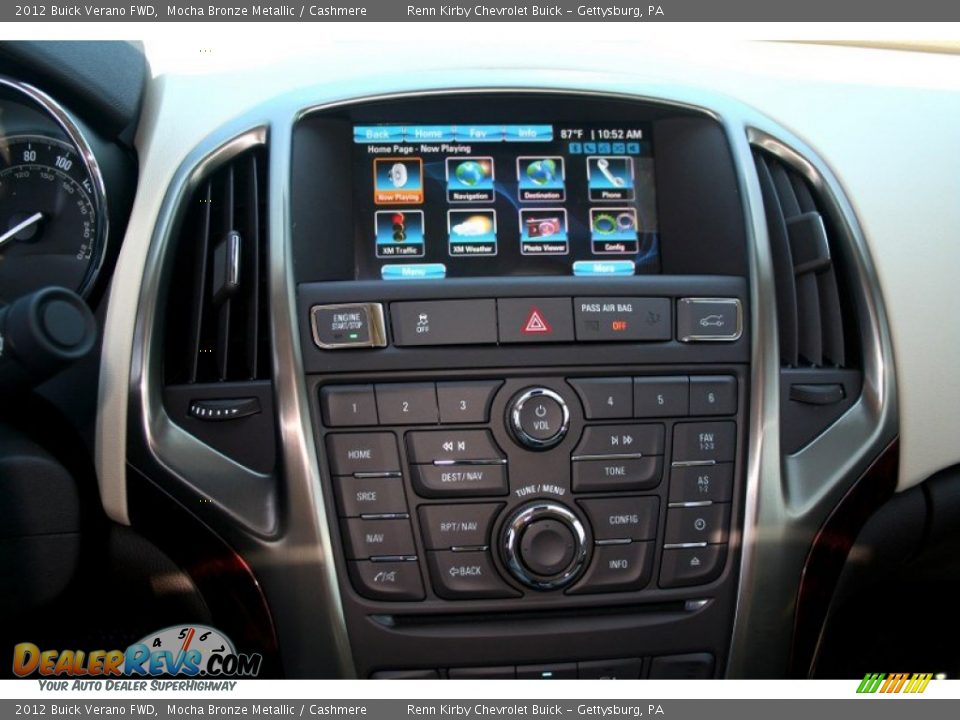 2012 Buick Verano FWD Mocha Bronze Metallic / Cashmere Photo #8