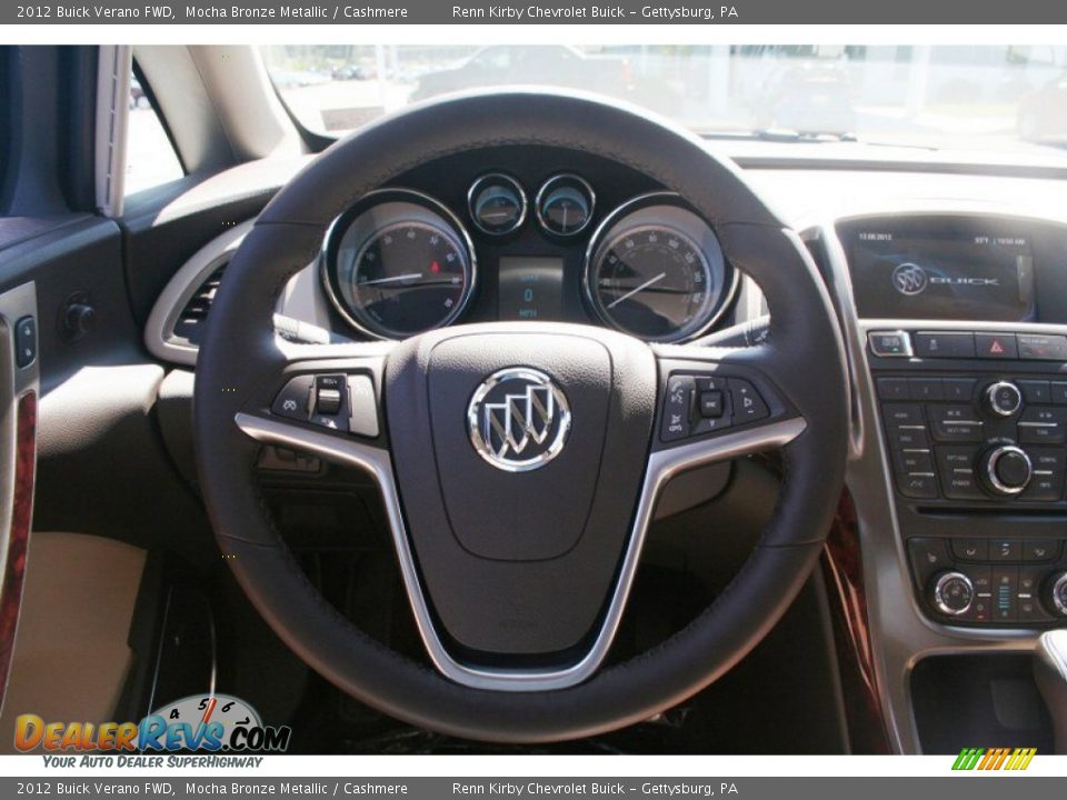2012 Buick Verano FWD Mocha Bronze Metallic / Cashmere Photo #20