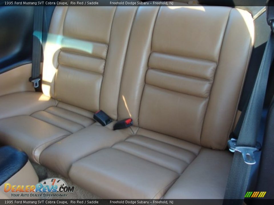 Rear Seat of 1995 Ford Mustang SVT Cobra Coupe Photo #8