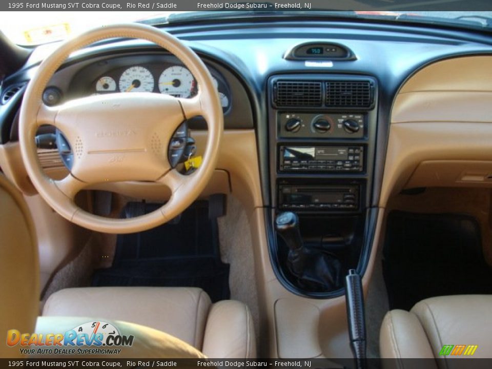 Dashboard of 1995 Ford Mustang SVT Cobra Coupe Photo #10