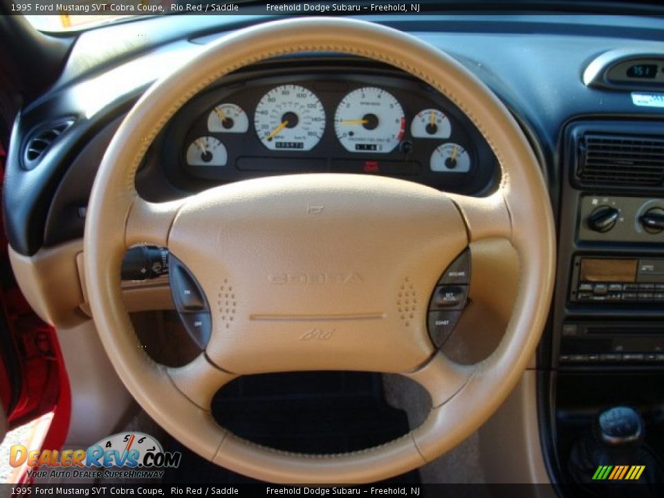 1995 Ford Mustang SVT Cobra Coupe Steering Wheel Photo #11