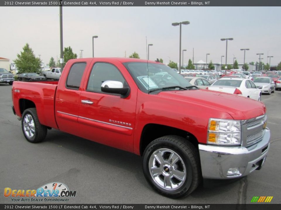 2012 Chevrolet Silverado 1500 LT Extended Cab 4x4 Victory Red / Ebony Photo #1