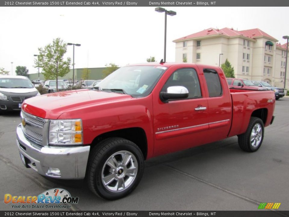 2012 Chevrolet Silverado 1500 LT Extended Cab 4x4 Victory Red / Ebony Photo #3