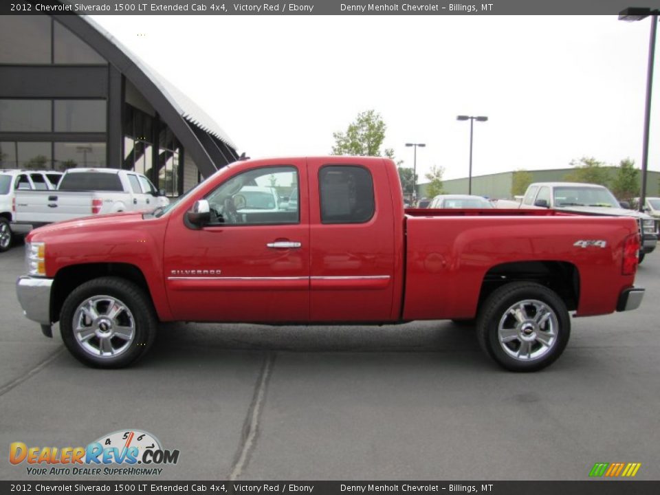 2012 Chevrolet Silverado 1500 LT Extended Cab 4x4 Victory Red / Ebony Photo #4