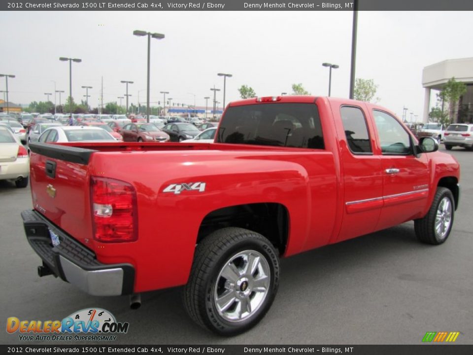 2012 Chevrolet Silverado 1500 LT Extended Cab 4x4 Victory Red / Ebony Photo #7