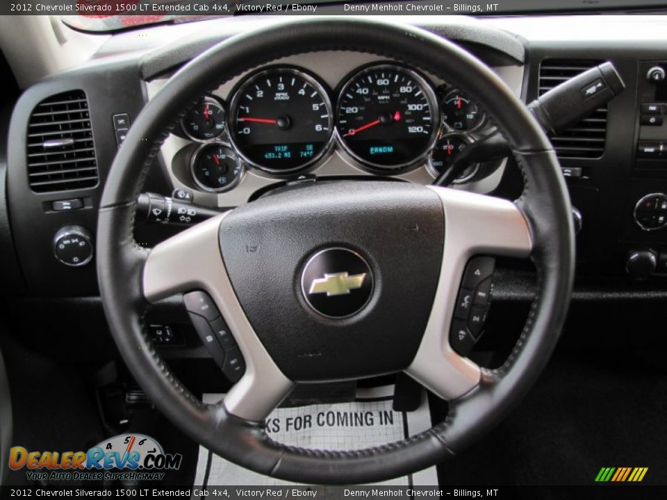 2012 Chevrolet Silverado 1500 LT Extended Cab 4x4 Victory Red / Ebony Photo #11