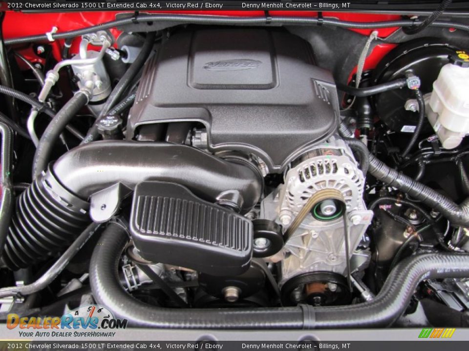 2012 Chevrolet Silverado 1500 LT Extended Cab 4x4 Victory Red / Ebony Photo #34