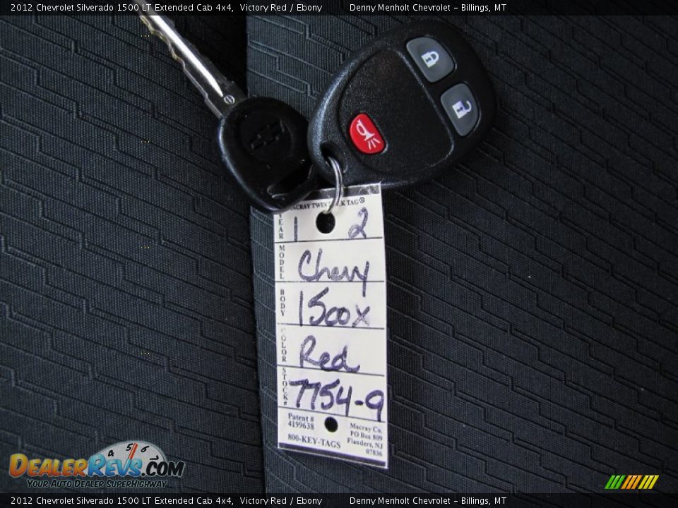 2012 Chevrolet Silverado 1500 LT Extended Cab 4x4 Victory Red / Ebony Photo #35