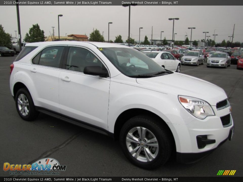 2010 Chevrolet Equinox LS AWD Summit White / Jet Black/Light Titanium Photo #1