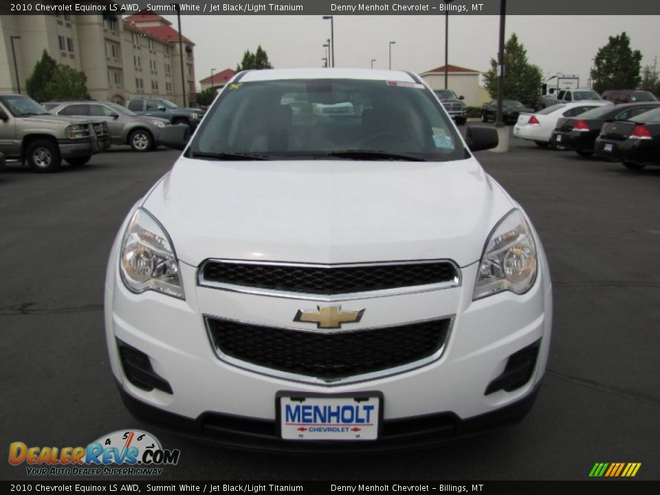 2010 Chevrolet Equinox LS AWD Summit White / Jet Black/Light Titanium Photo #2