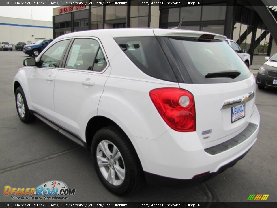 2010 Chevrolet Equinox LS AWD Summit White / Jet Black/Light Titanium Photo #5