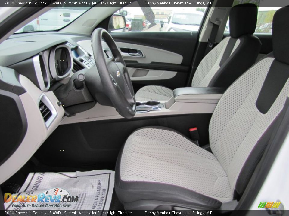 2010 Chevrolet Equinox LS AWD Summit White / Jet Black/Light Titanium Photo #8
