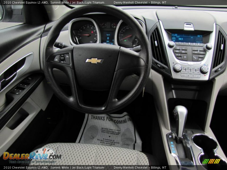 2010 Chevrolet Equinox LS AWD Summit White / Jet Black/Light Titanium Photo #9
