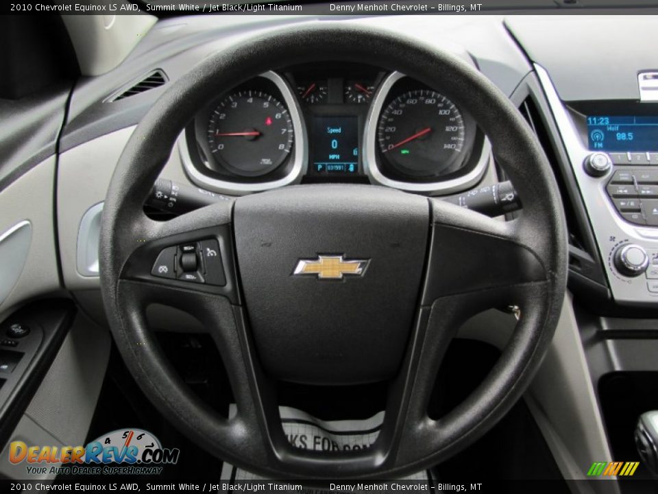 2010 Chevrolet Equinox LS AWD Summit White / Jet Black/Light Titanium Photo #11