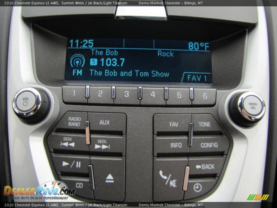 2010 Chevrolet Equinox LS AWD Summit White / Jet Black/Light Titanium Photo #18