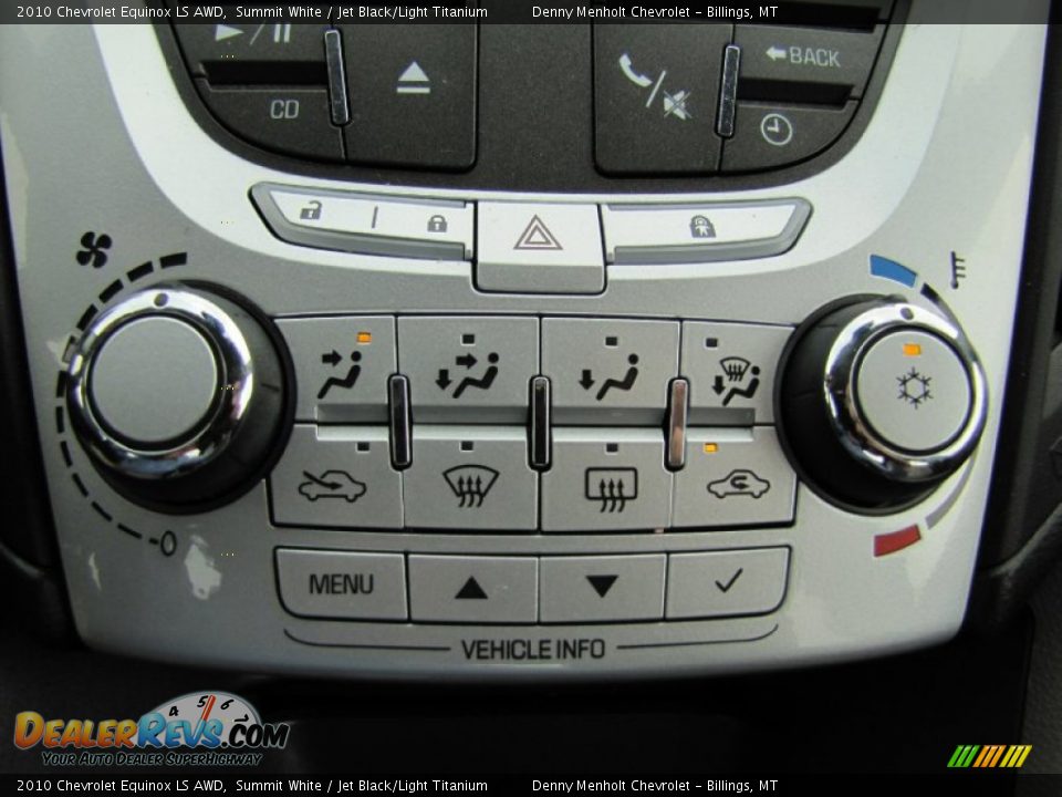 2010 Chevrolet Equinox LS AWD Summit White / Jet Black/Light Titanium Photo #19