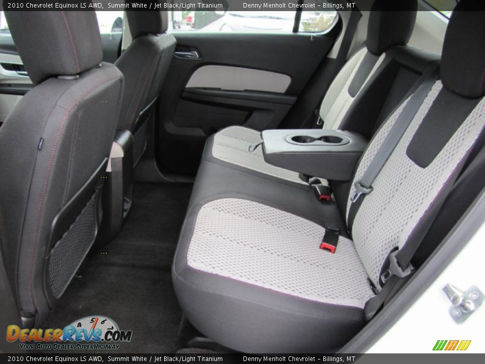2010 Chevrolet Equinox LS AWD Summit White / Jet Black/Light Titanium Photo #26