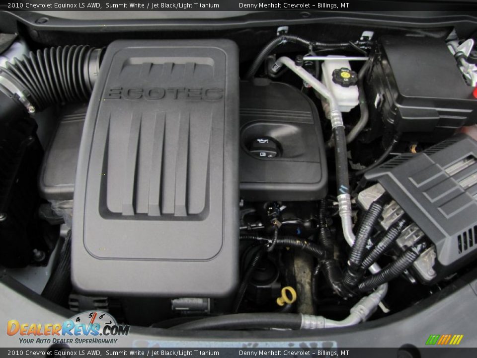 2010 Chevrolet Equinox LS AWD Summit White / Jet Black/Light Titanium Photo #31