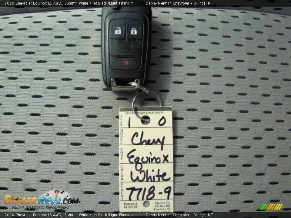 2010 Chevrolet Equinox LS AWD Summit White / Jet Black/Light Titanium Photo #32