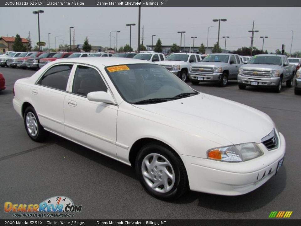 Front 3/4 View of 2000 Mazda 626 LX Photo #1