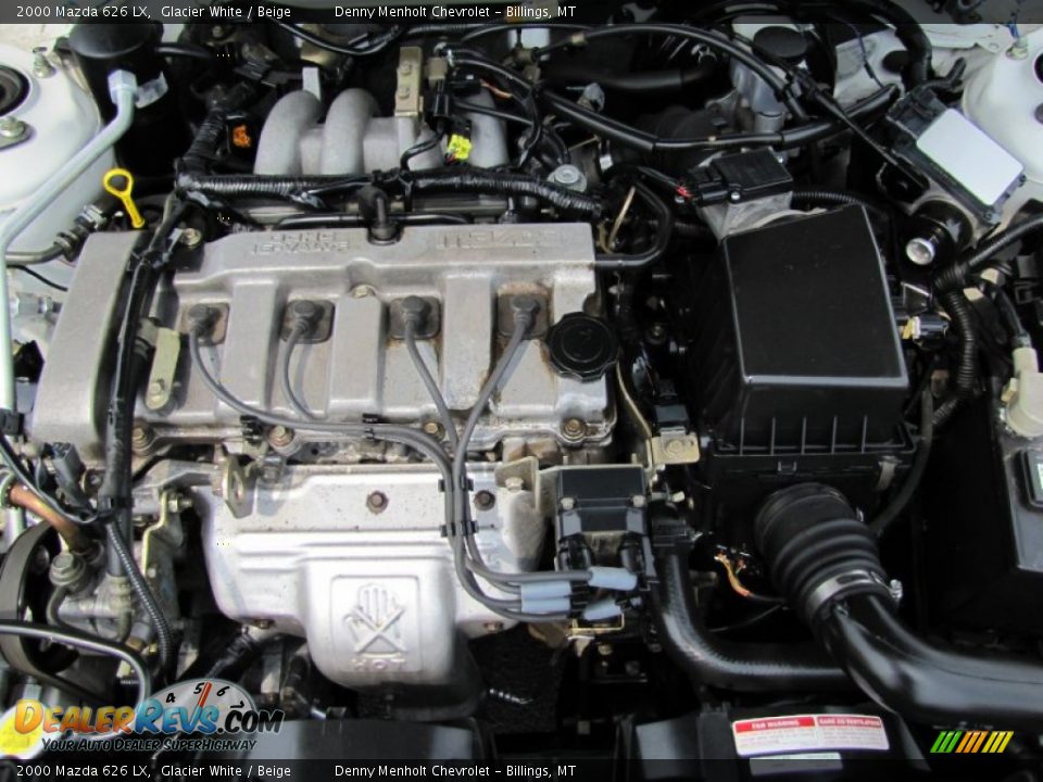 2000 Mazda 626 LX 2.0 Liter DOHC 16-Valve 4 Cylinder Engine Photo #30